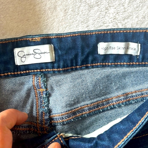 Jessica Simpson Womens High Rise Skinny Ankle - Picture 6 of 9